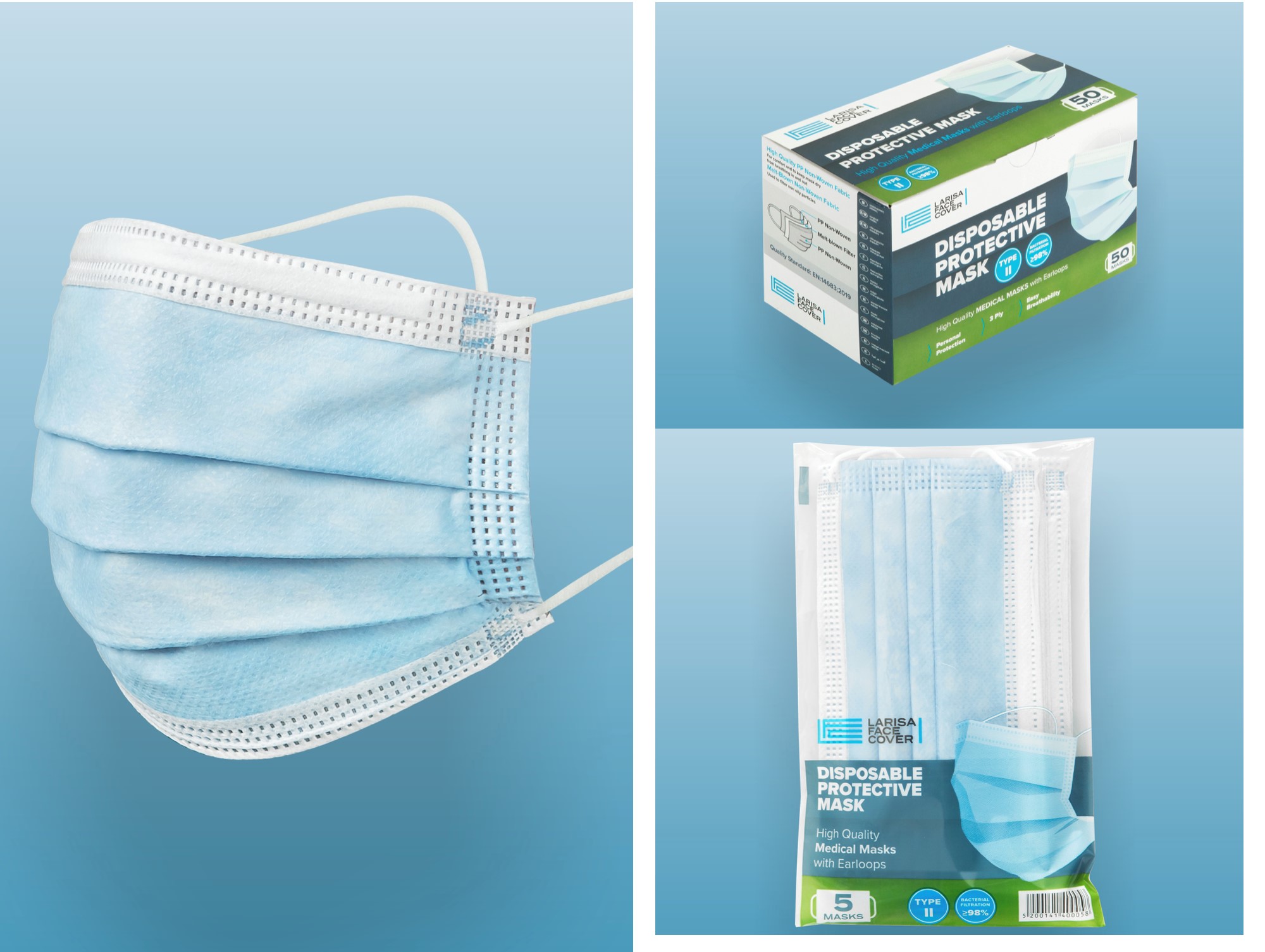 Μεγάλο στοκ στη Larisa Face Cover λόγω Κίνας